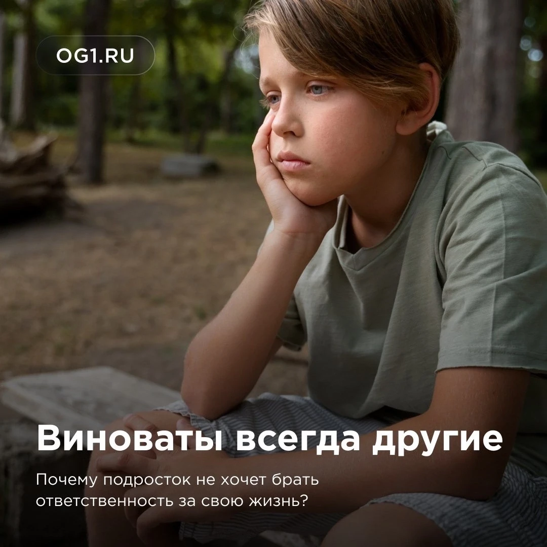 Виноваты всегда другие

Почему подросток не хочет брать ответственность за свою жизнь? Давайте разбе