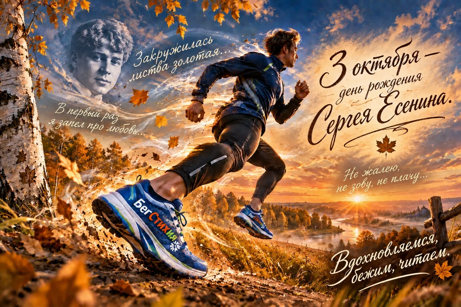 🍂 3 октября — день рождения Сергея Есенина!