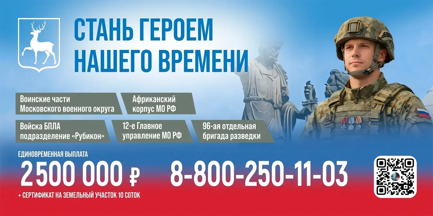 Служба по контракту от Нижнего Новгорода!