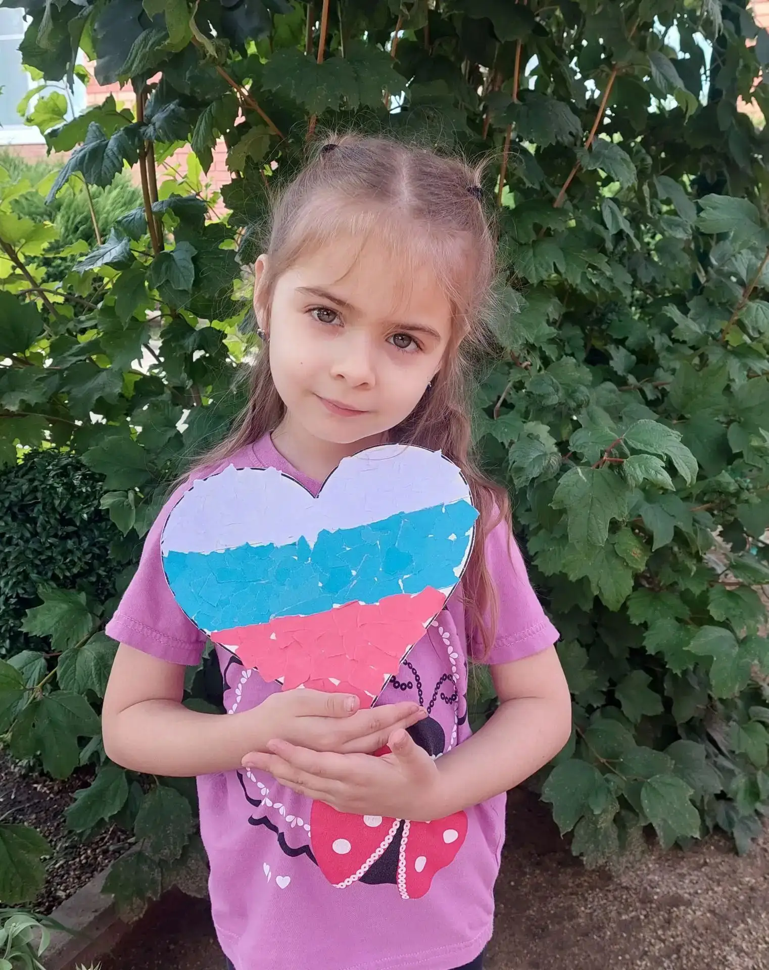 Аппликация в обрывной технике