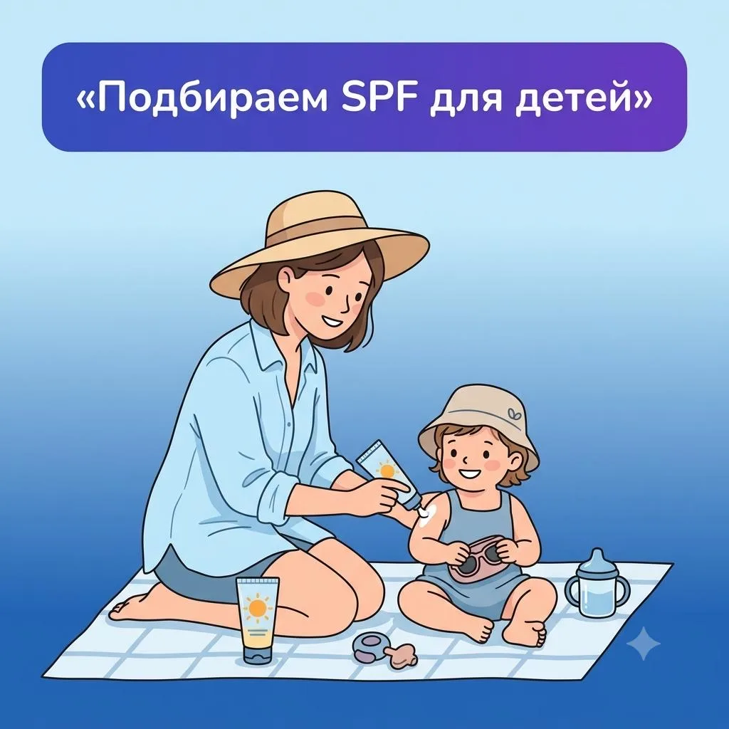 ☀️ Собираем SPF для детей: обновлённая подборка на это лето
