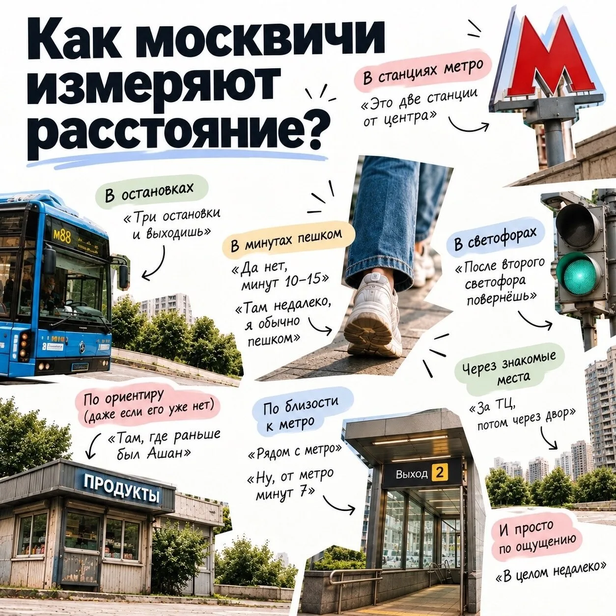 У Москвы есть своя система измерения расстояний.