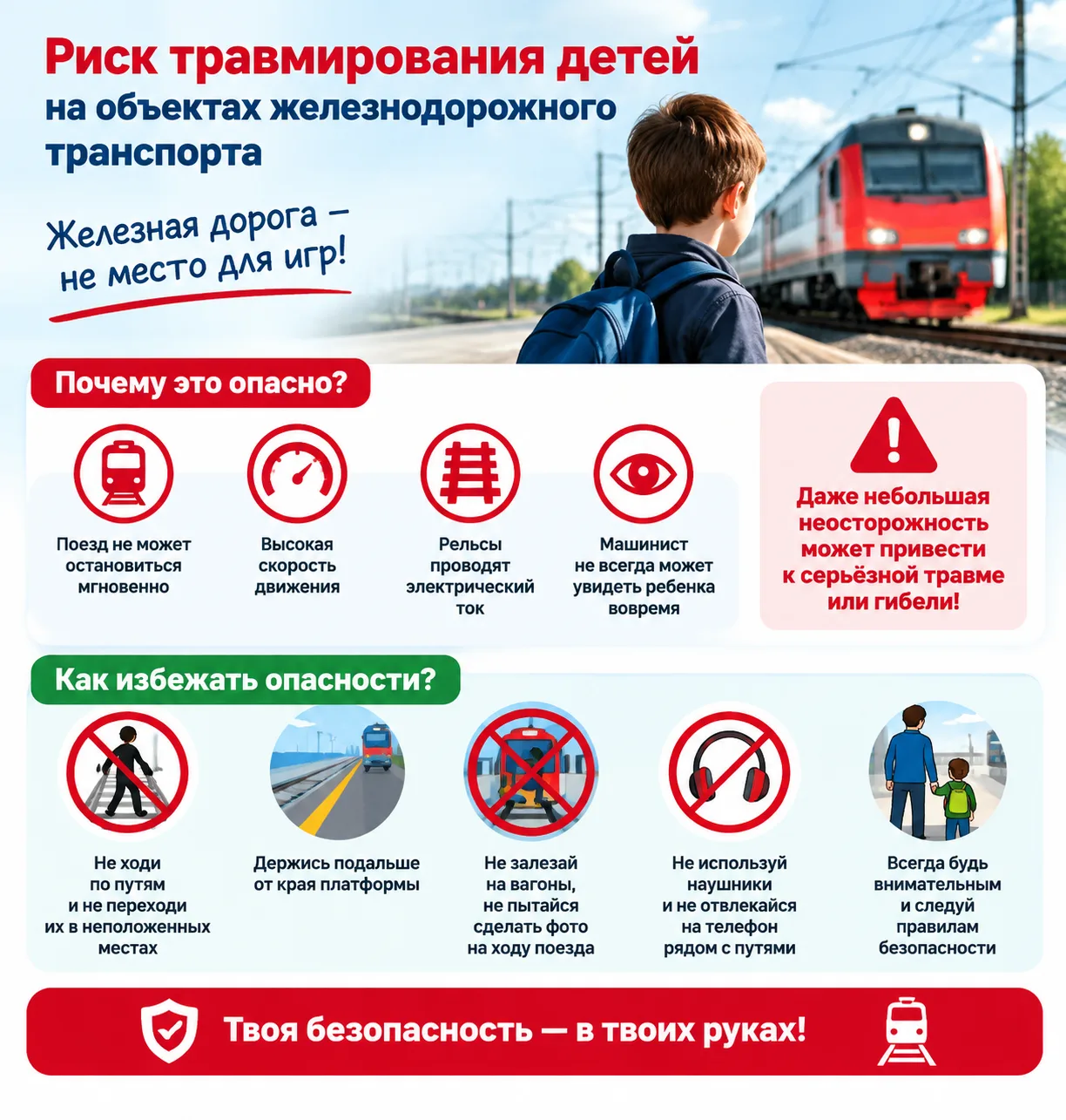 🚂 ОСТОРОЖНО, ЖЕЛЕЗНАЯ ДОРОГА! 🚂