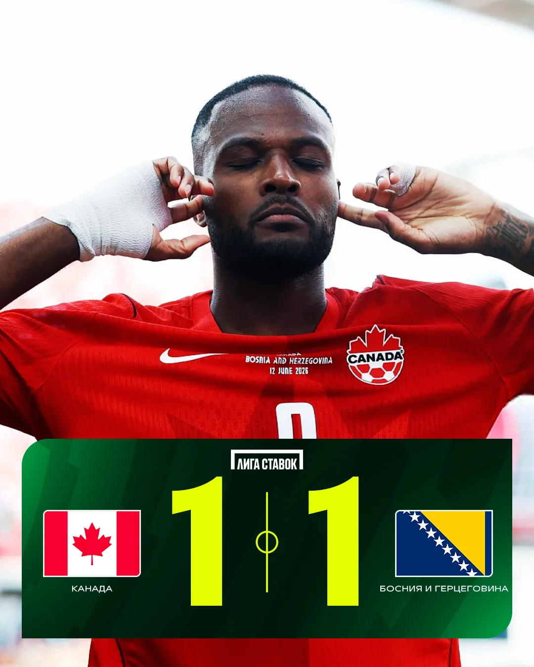 🇨🇦 Канада набрала первое очко в истории чемпионатов мира!

На гол Йово Лукича канадцы ответили точ