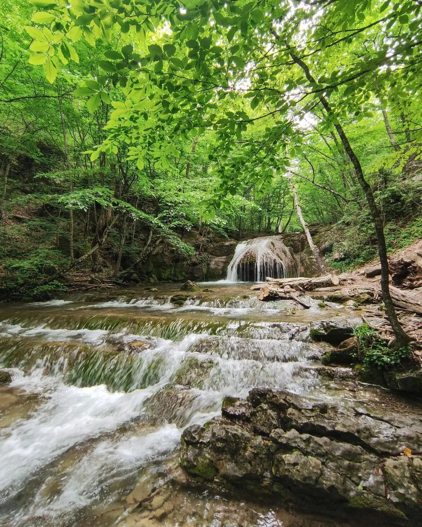 Водопад Джур-Джур – самый полноводный водопад Крыма  Горная местность Крыма богата водопадами. Однак