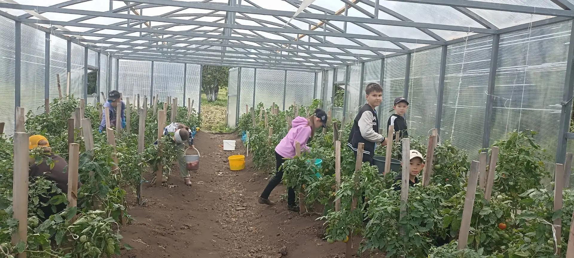 Мәктәп бакчасында эш гөрли.             Советники по воспитанию Республики Татарстан пр...