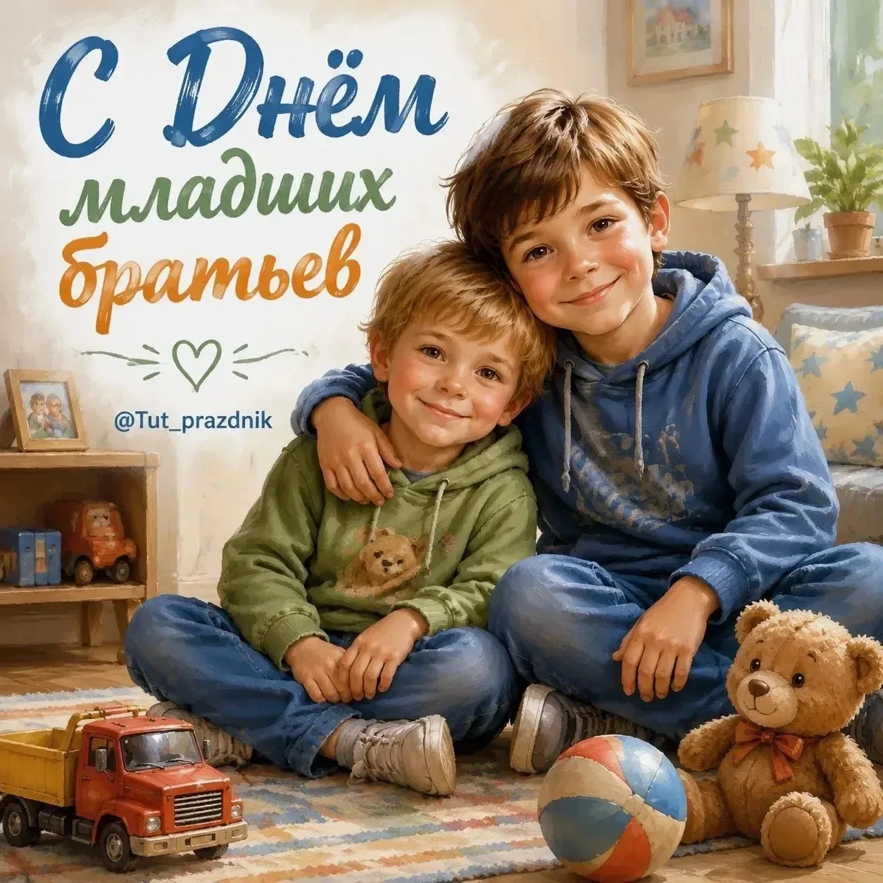 👦💙 16 июня — День младших братьев 💙👦

Сегодня отмечается День младших братьев — добрый семейный 