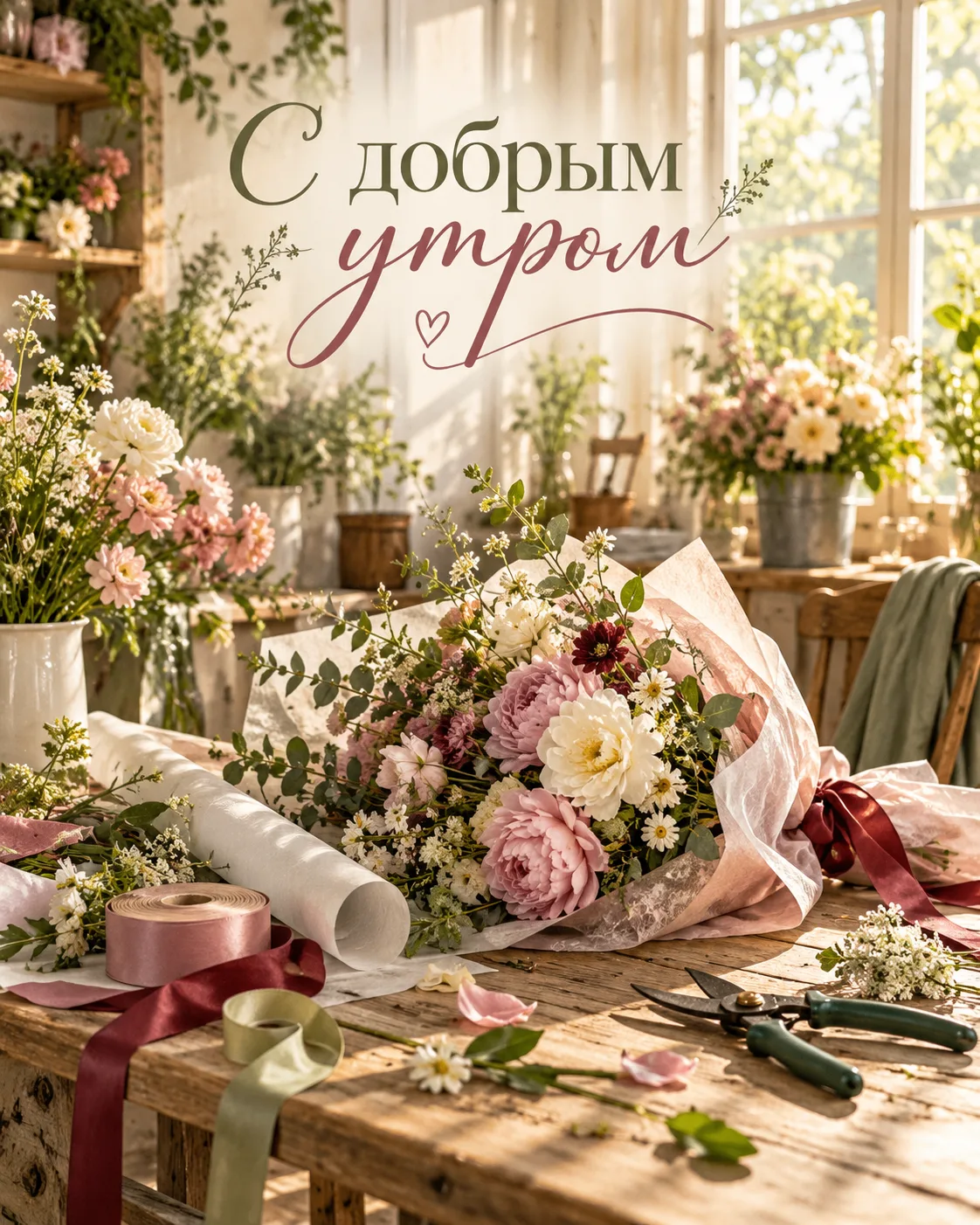 Пусть сегодня с самого начала будет чуть больше света и лёгкости.