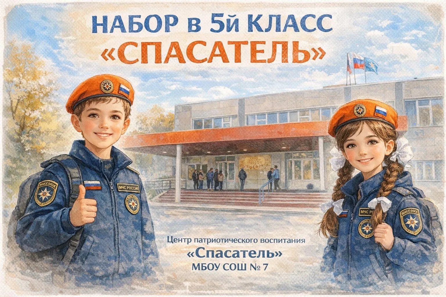 📢 ДОНАБОР В 5-Й КЛАСС «СПАСАТЕЛЬ»!