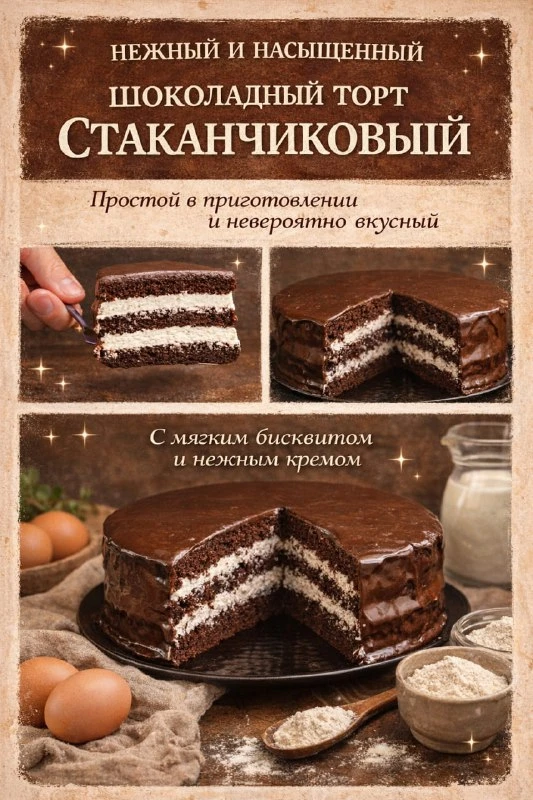 ХОТИТЕ ТОРТ, КОТОРЫЙ ПОЛУЧИТСЯ ДАЖЕ БЕЗ ВЕСОВ И СЛОЖНЫХ ПРИБОРОВ? ТОГДА ЭТОТ РЕЦЕПТ ТОЧ...