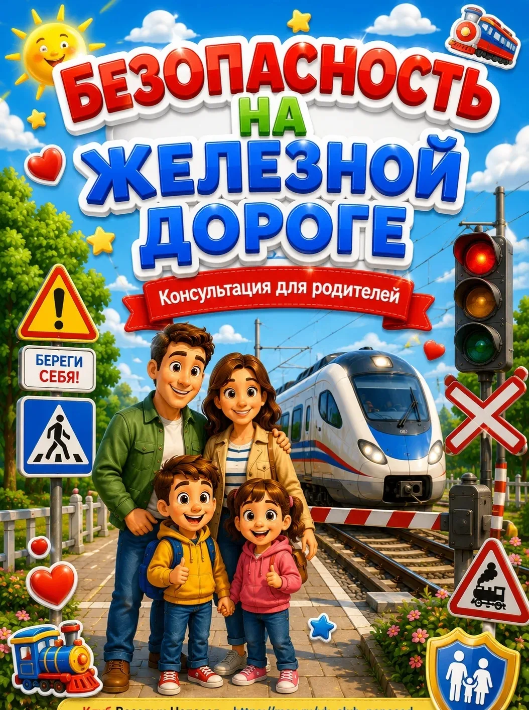 🚂 ВНИМАНИЕ, РОДИТЕЛИ! БЕЗОПАСНОСТЬ НА ЖЕЛЕЗНОЙ ДОРОГЕ – ЗАБОТА КАЖДОГО! 🚂

Дорогие мамы и папы, ба