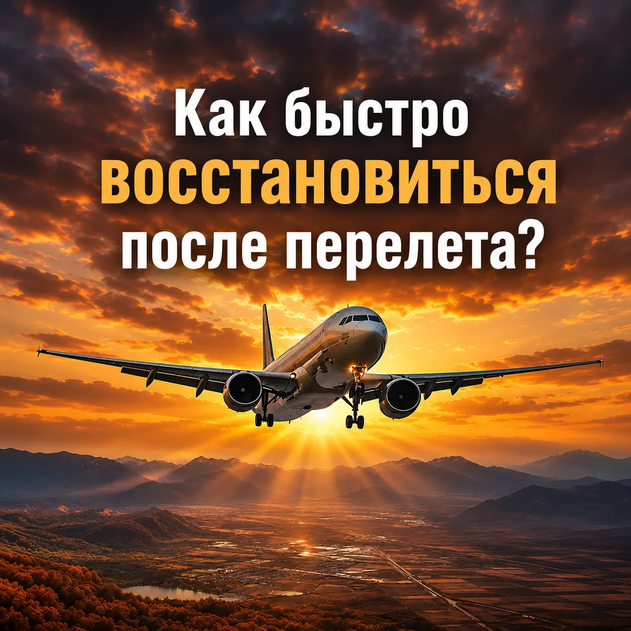🛬 Любой перелёт — это ужасный стресс для организма, риски инсультов и тромбозов