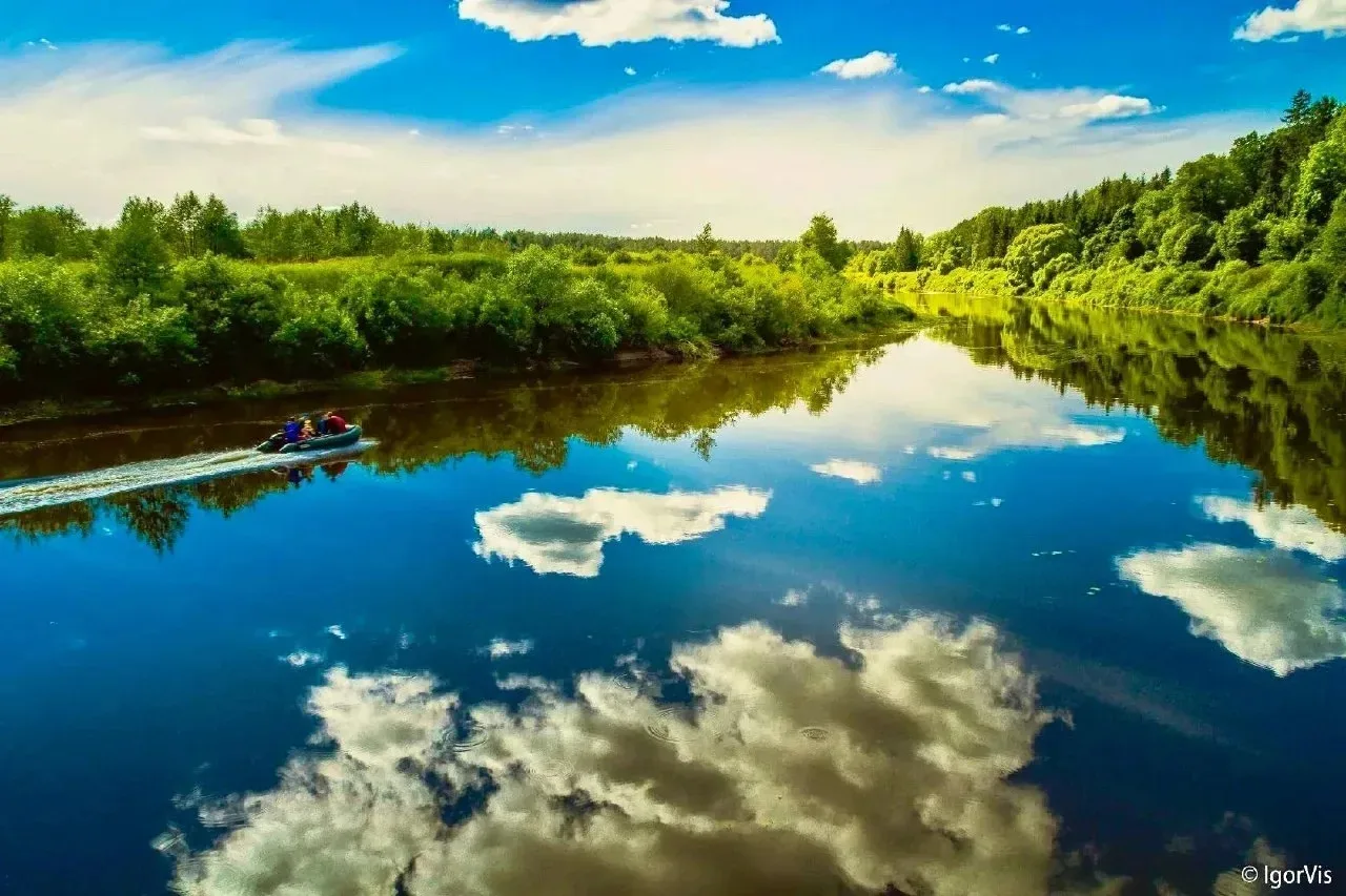 📍Река Шешупе - одна из красивейших рек Калининградской области.