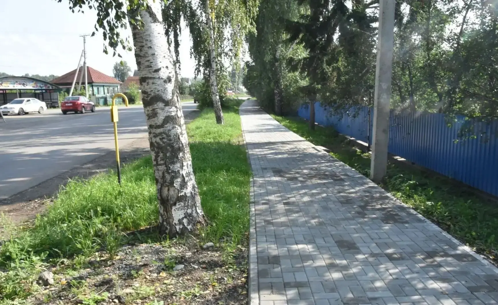 🎉 В селе Алтайское продолжается благоустройство! 🛣️ В рамках федерального проекта «Фо...