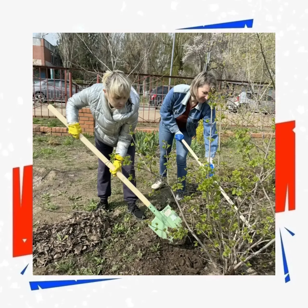 Родному Лицею – забота  лицеистов 💚  Вот так дружно и все вместе наводим чистоту и порядок в родном 