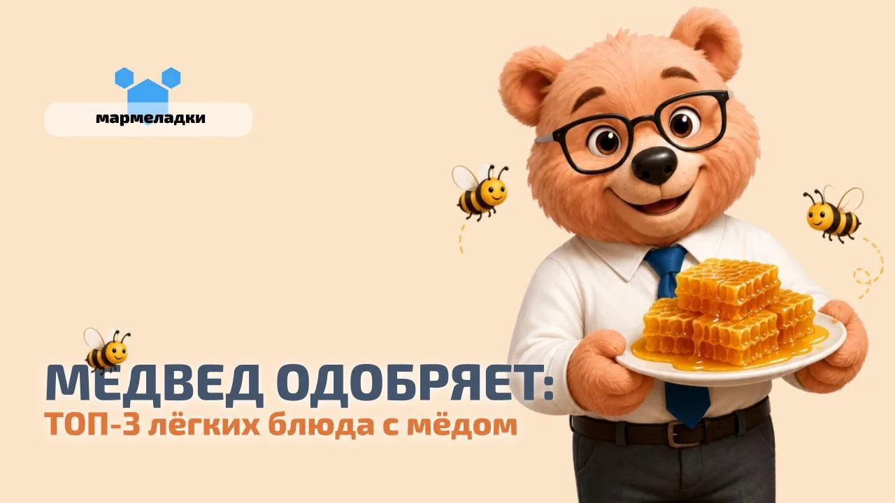 🍯Сладкий подарок природы: 3 лёгких рецепта с медом