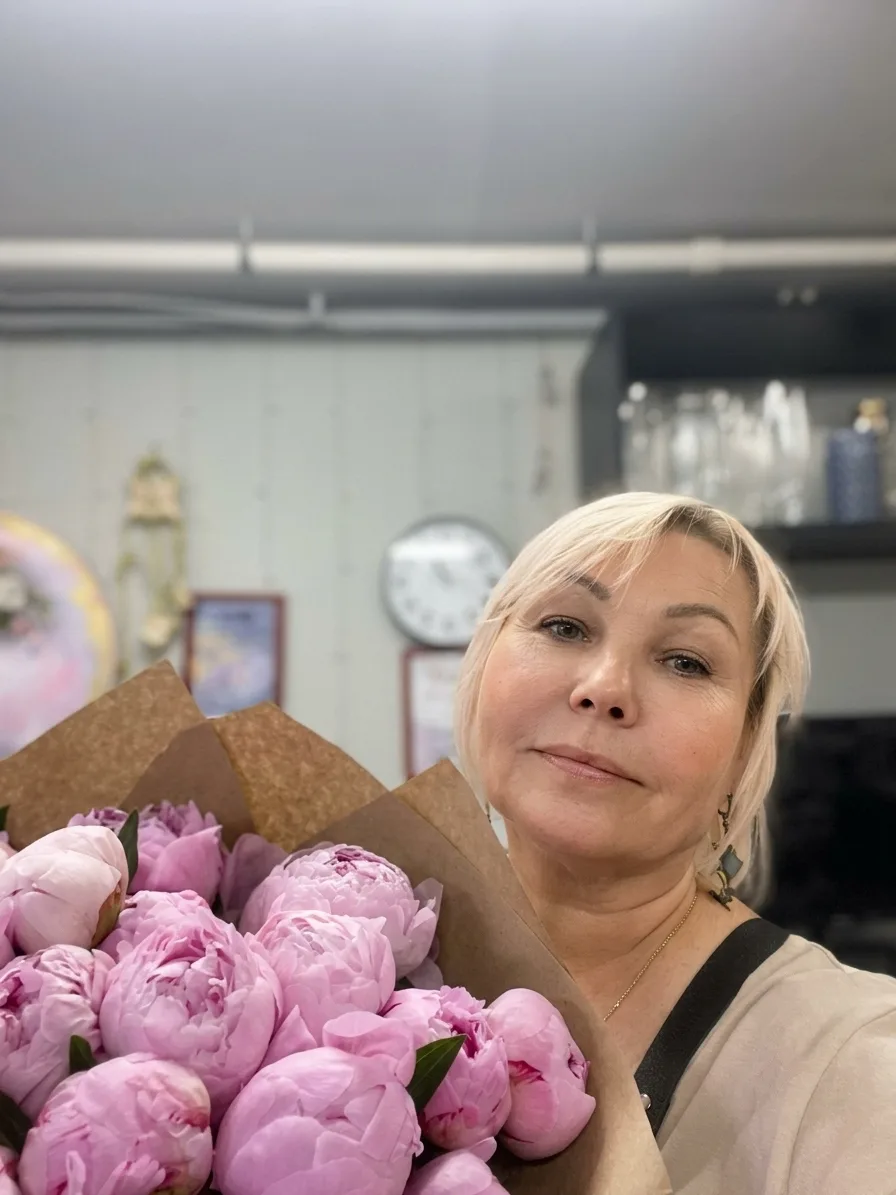 Привет. Это Ольга🙈

И да, пионы я до сих пор люблю больше всех 🌷

Мне кажется, мы давно не вид