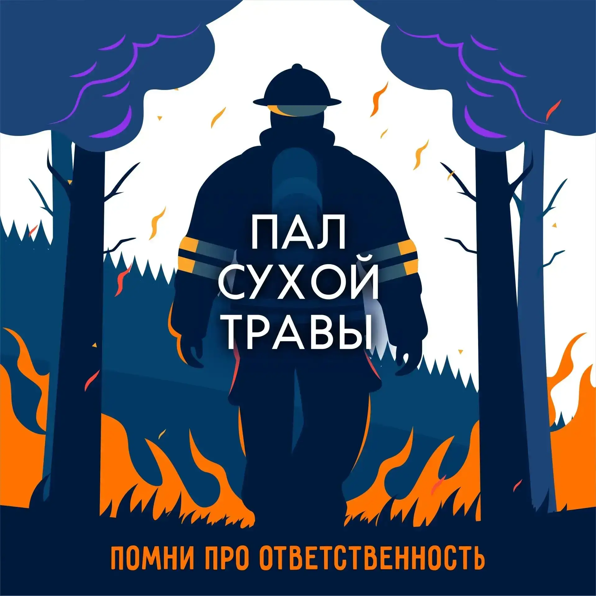 🔥 Пал сухой травы: опасность, которую можно избежать!