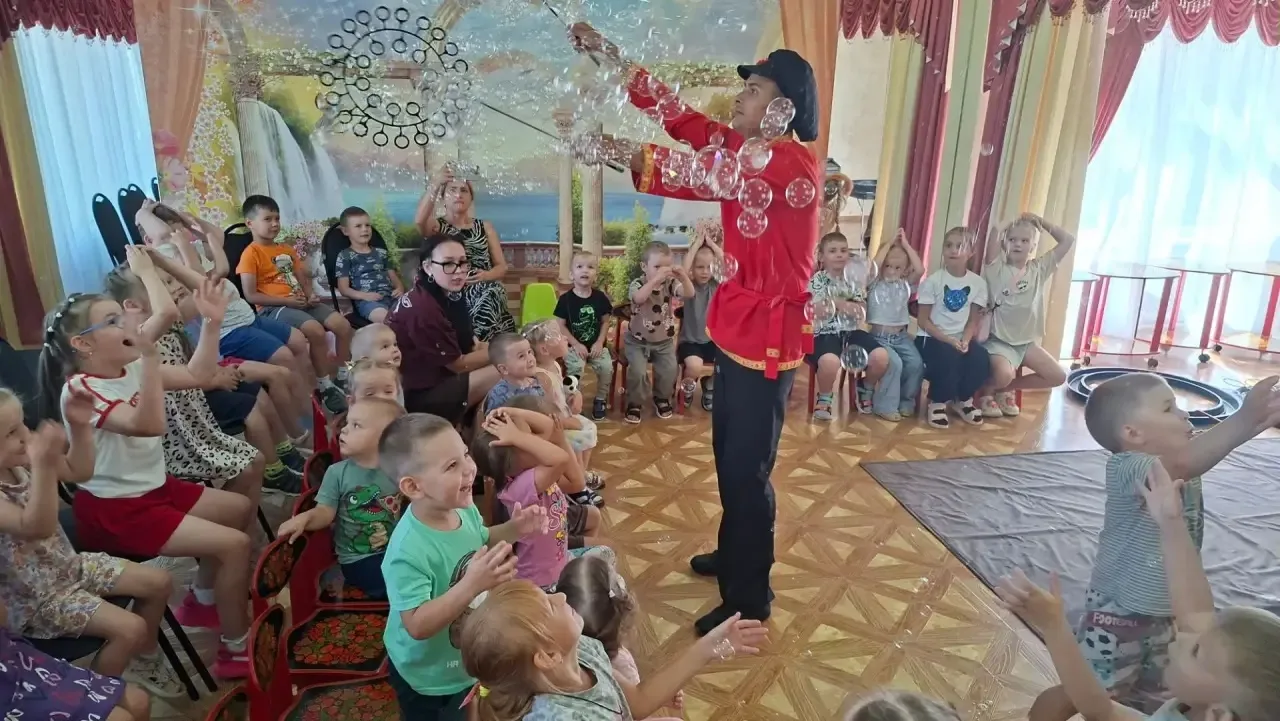 🫧✨ Шоу мыльных пузырей в 1 группе! ✨🫧