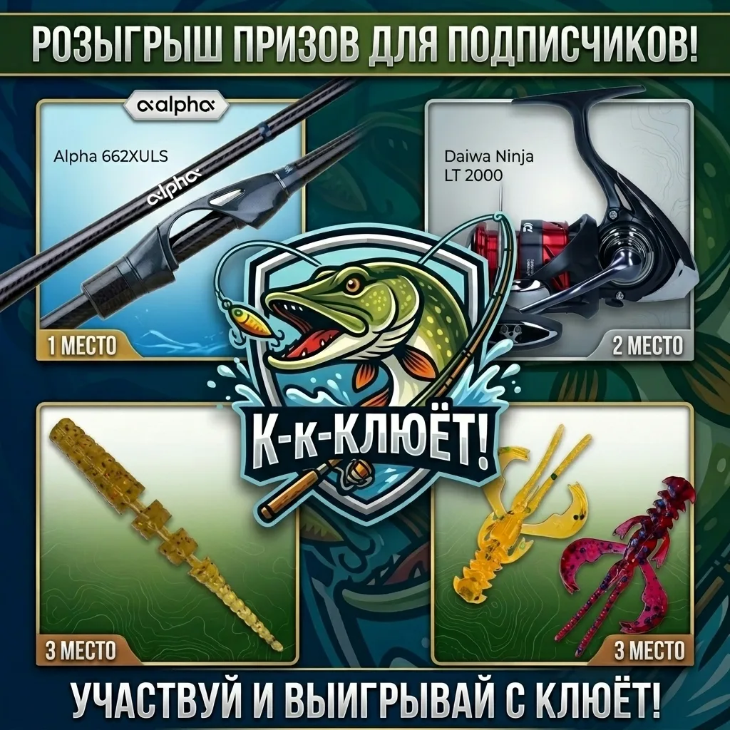 Внимание! Розыгрыш призов! 🔥 🎁 🎣