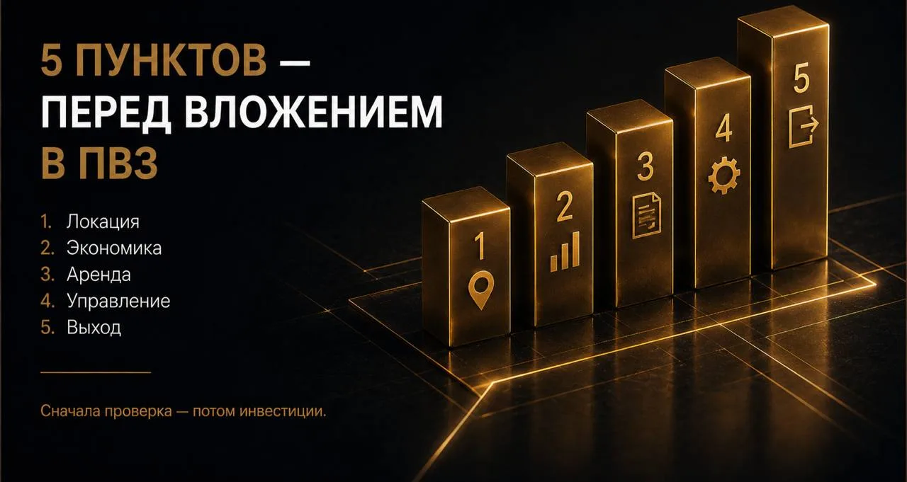 5 вещей, которые я бы обязательно проверил перед вложением в ПВЗ