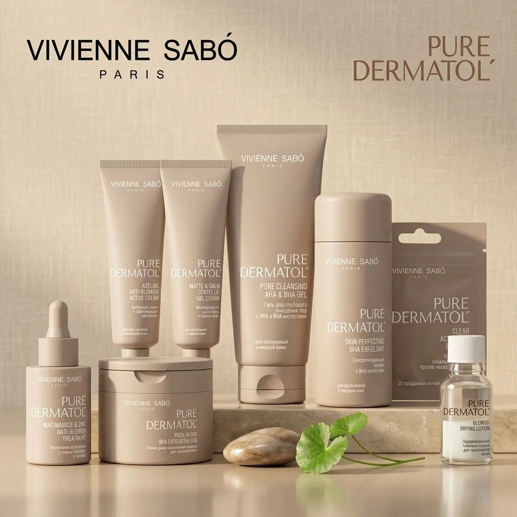 Проблемная кожа? Пора познакомиться с Pure Dermatol' от Vivienne Sabo. 💚