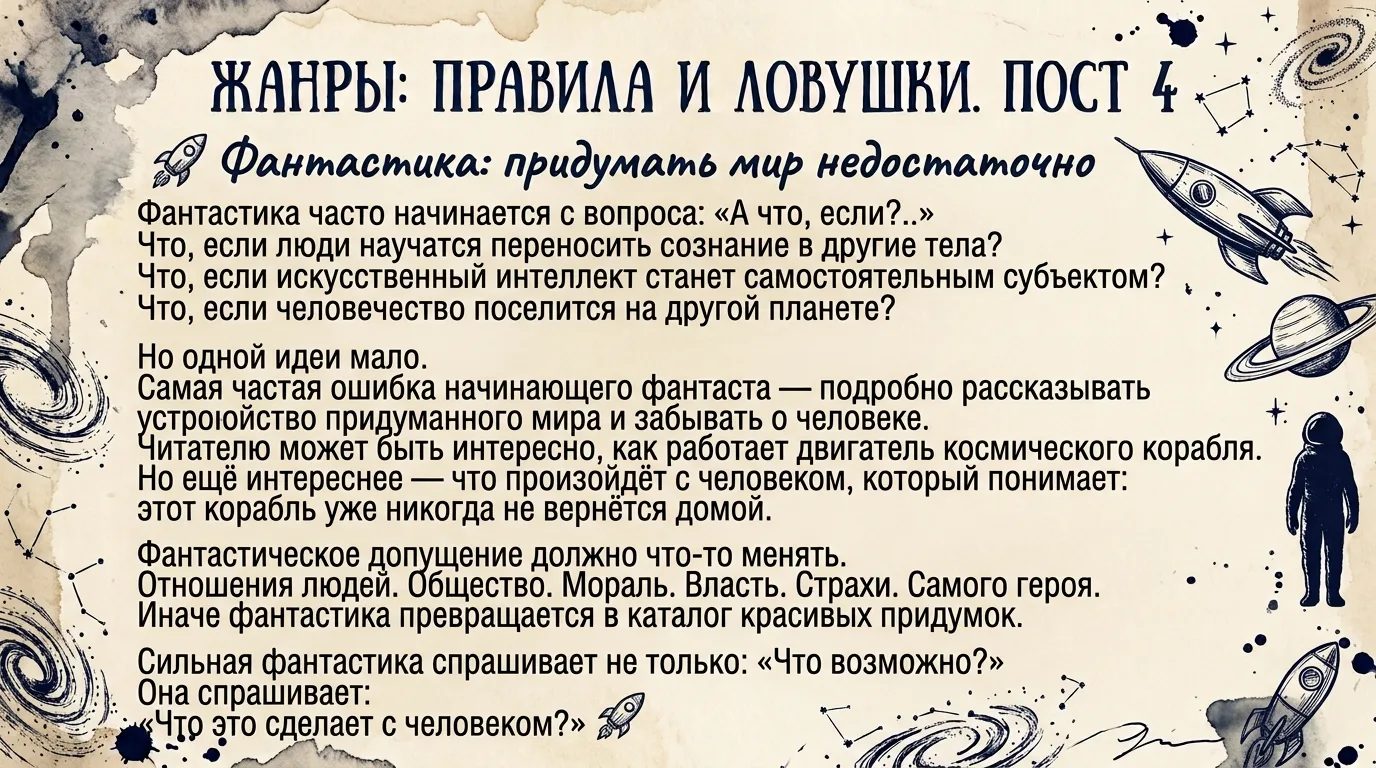 Жанры: правила и ловушки. Пост 4
