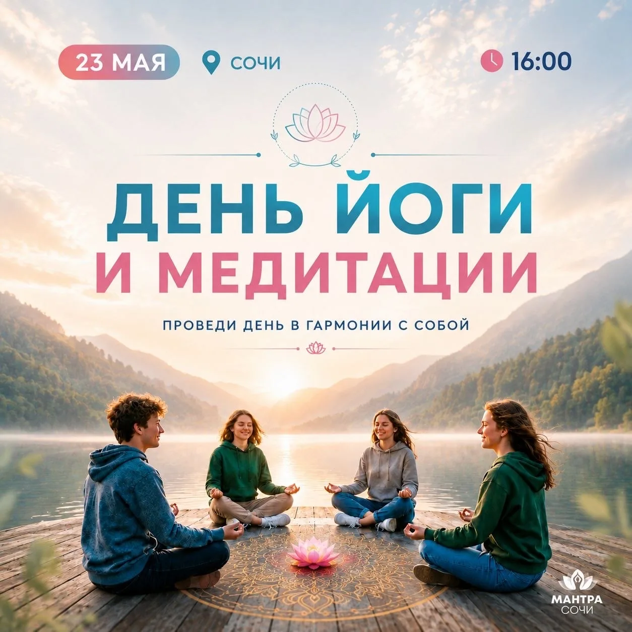 ✨ДЕНЬ ЙОГИ И МЕДИТАЦИИ в СОЧИ✨