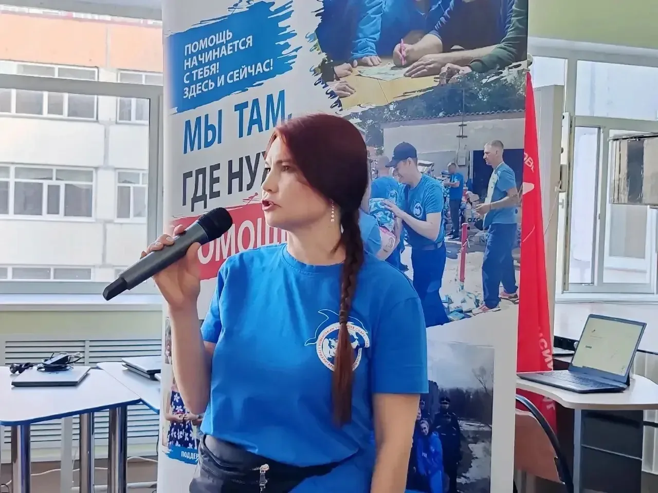 Пожары, ЧС и помощь животным: о чем добровольцы рассказали школьникам