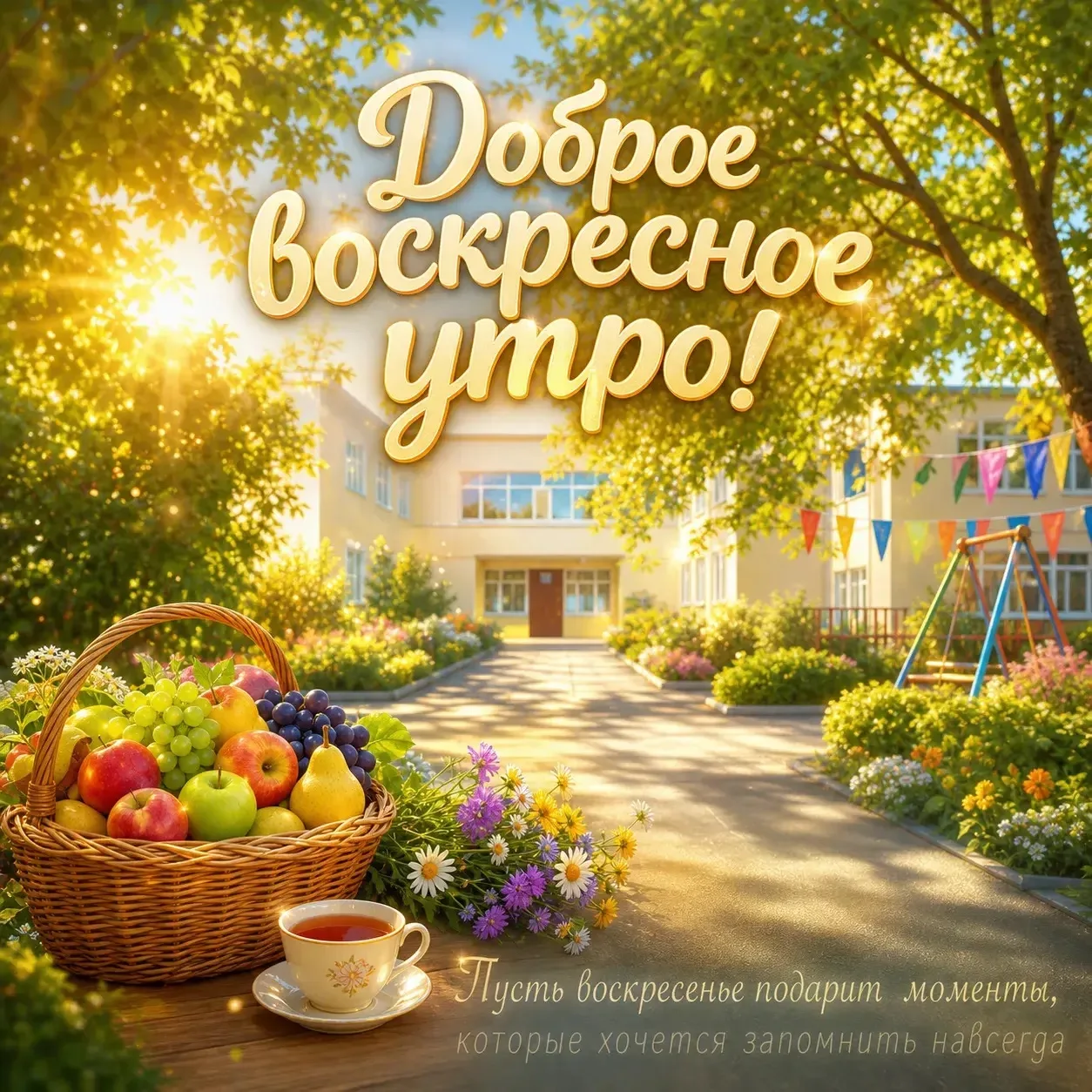Пусть воскресенье подарит моменты, которые хочется запомнить навсегда. ✨