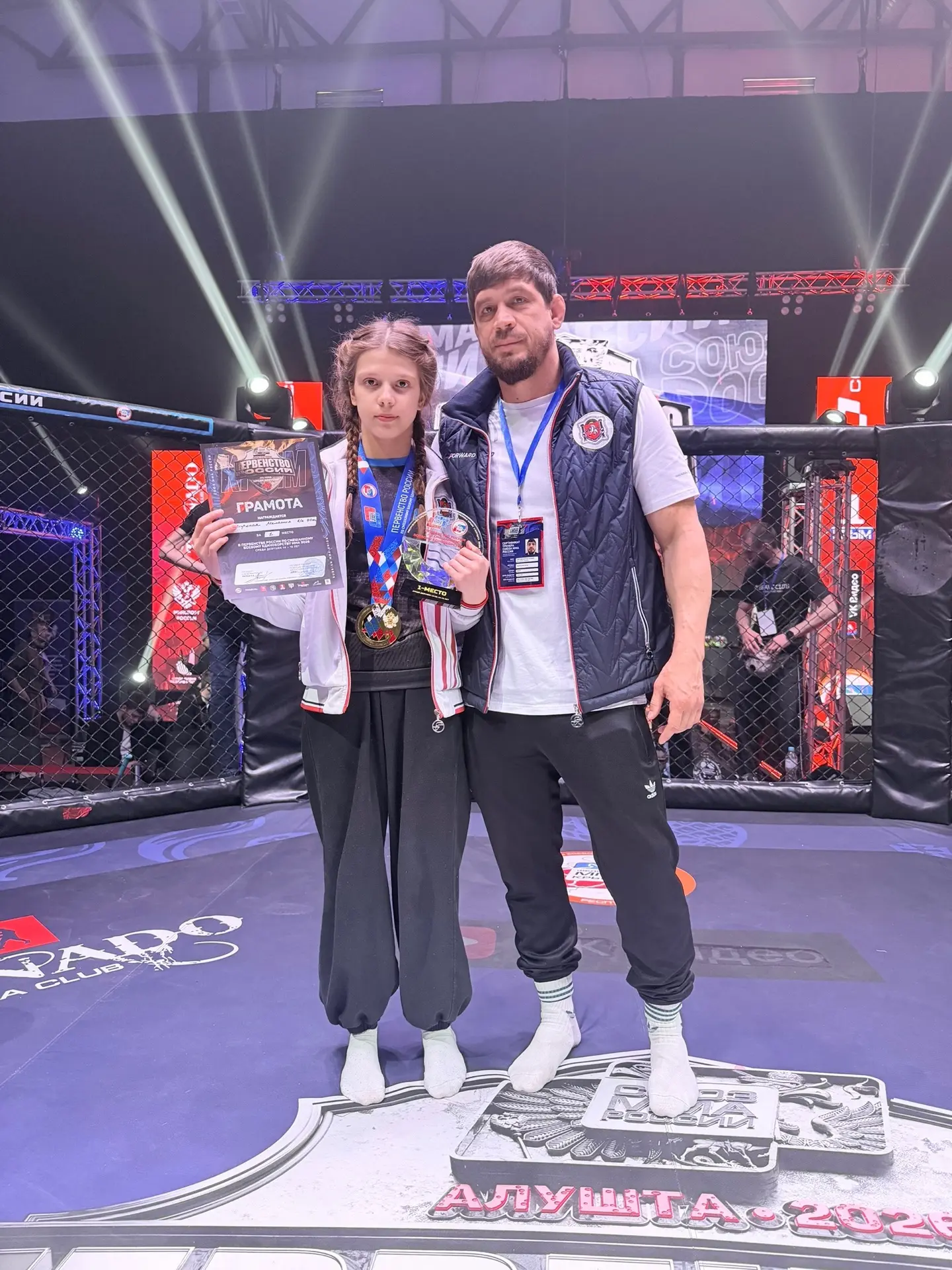 🇷🇺Широкая Мелания – двукратная чемпионка России по ММА! 🏆  В условиях невероятной конкуренции (более
