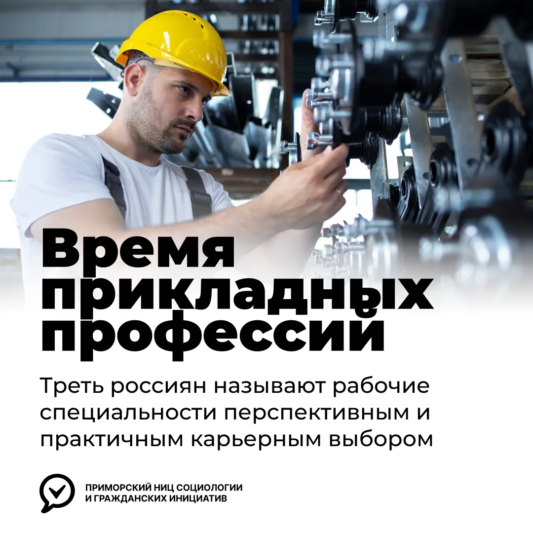 👨‍🔧 Россияне пересматривают отношение к рабочим профессиям