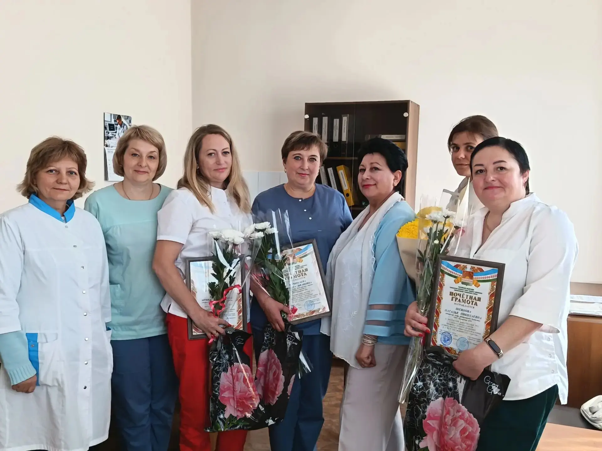 💫Накануне профессионального  праздника глава администрации Клинцовского района Максименко  Л. И. по