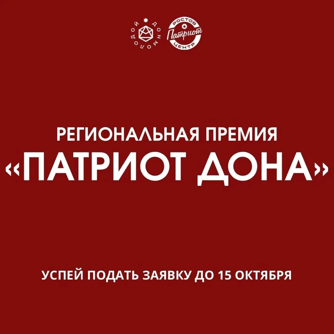 В Ростовской области стартовал конкурс «Патриот Дона»