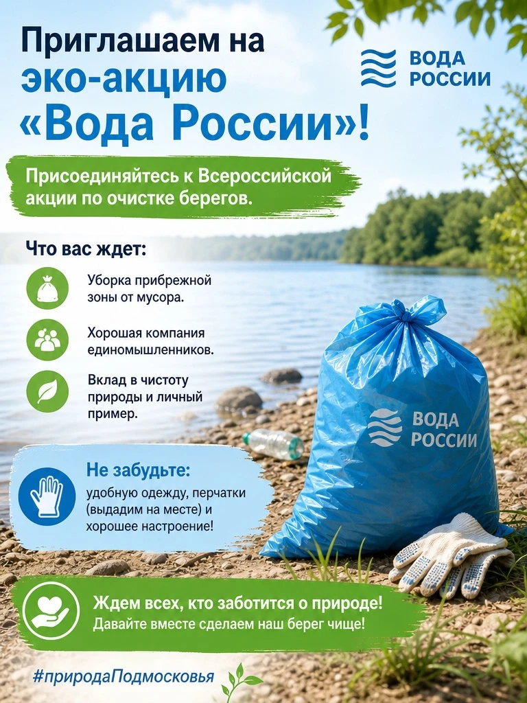 Приглашаем на эко-акцию «Вода России»!