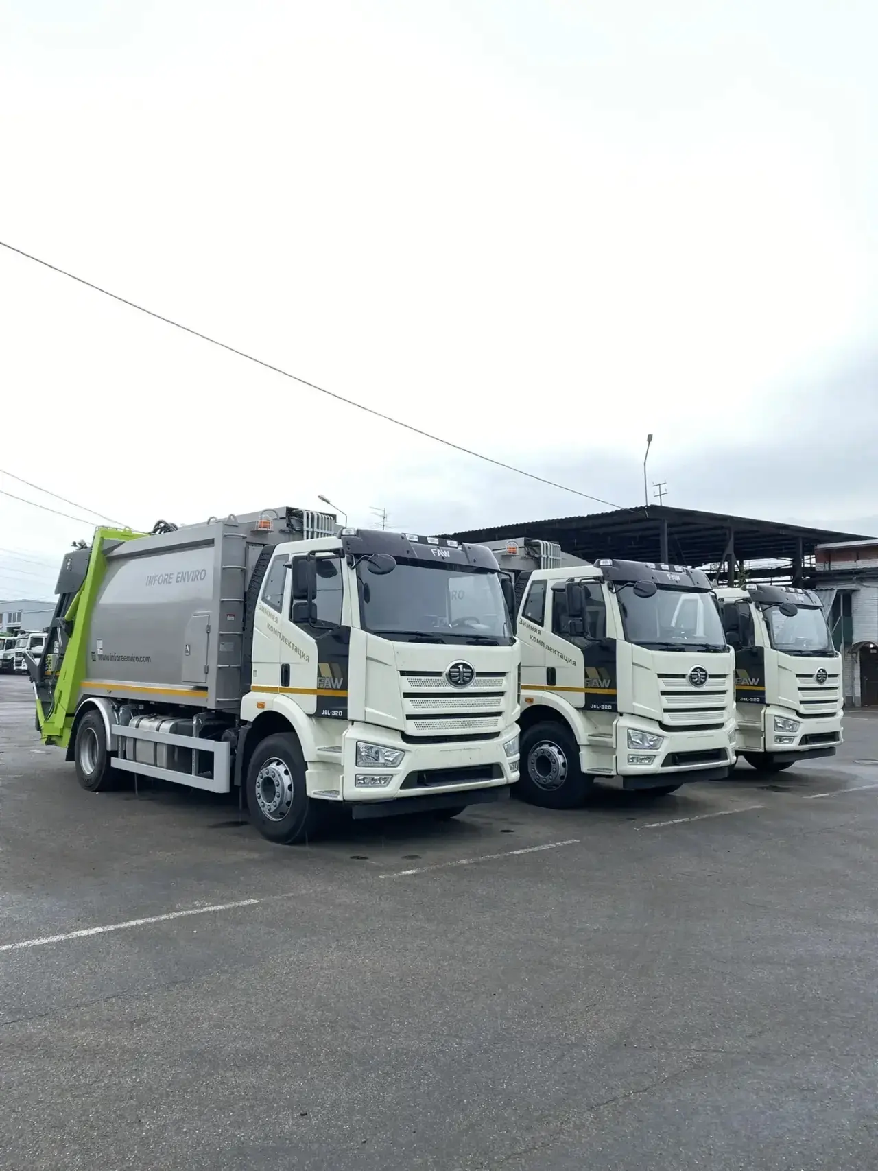 🚛 В Ленинградской области пополняют парк мусоровозов