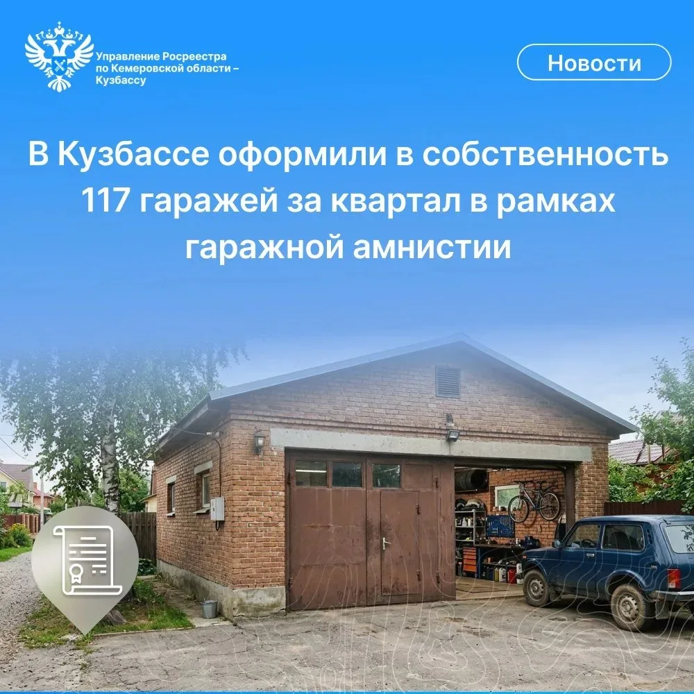 🏗️ В первом квартале 2026 года кузбассовцы зарегистрировали в упрощенном порядке 310 объектов: 117 