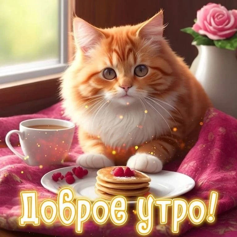 «Доброе утро, мои хорошие! Надеюсь, у вас уже заваривается что-то ароматненькое, а на п...