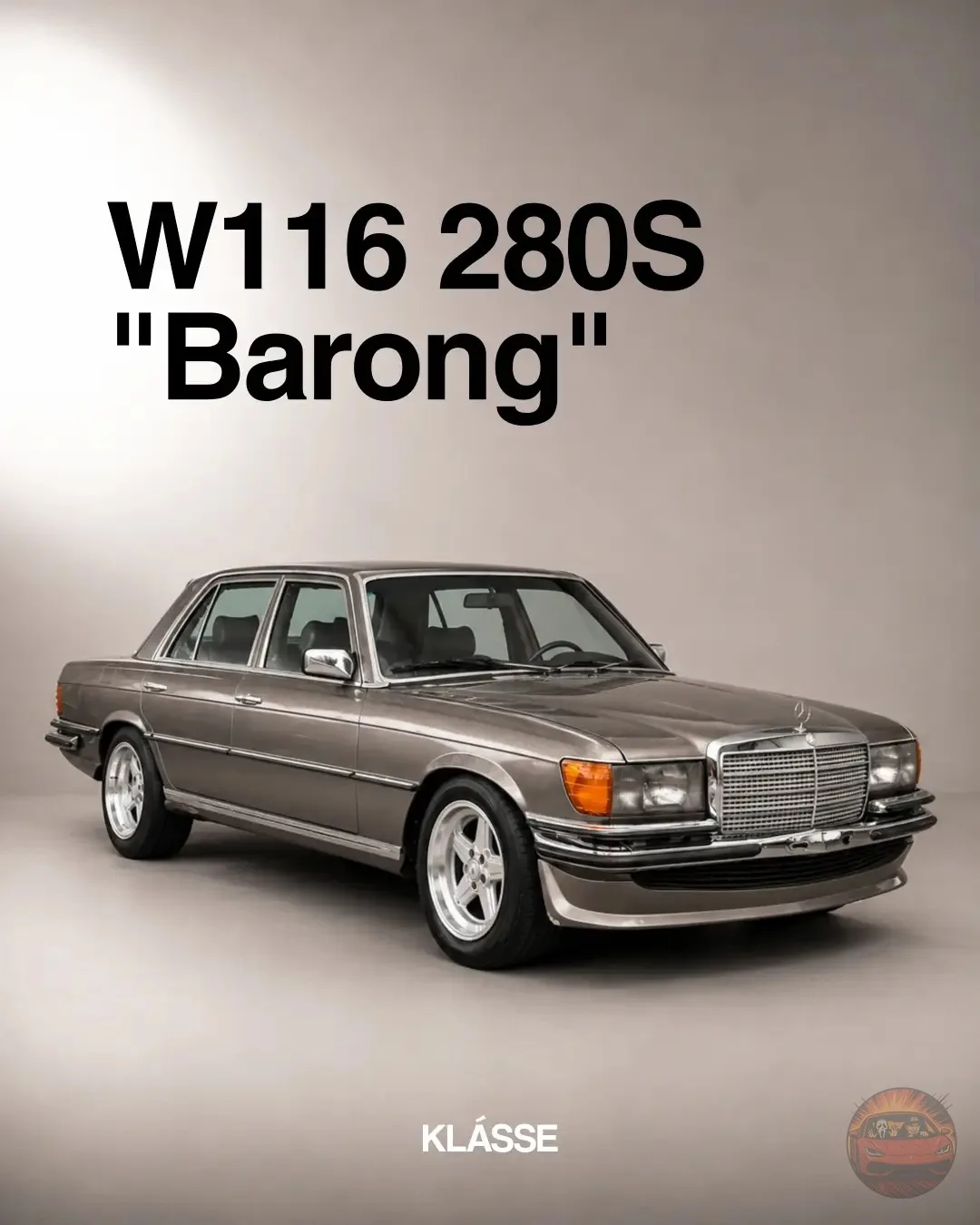 🟤 Mercedes 280 S W116 с механикой и индонезийским прозвищем Barong

Этот W116 снят в Чибубуре, неда