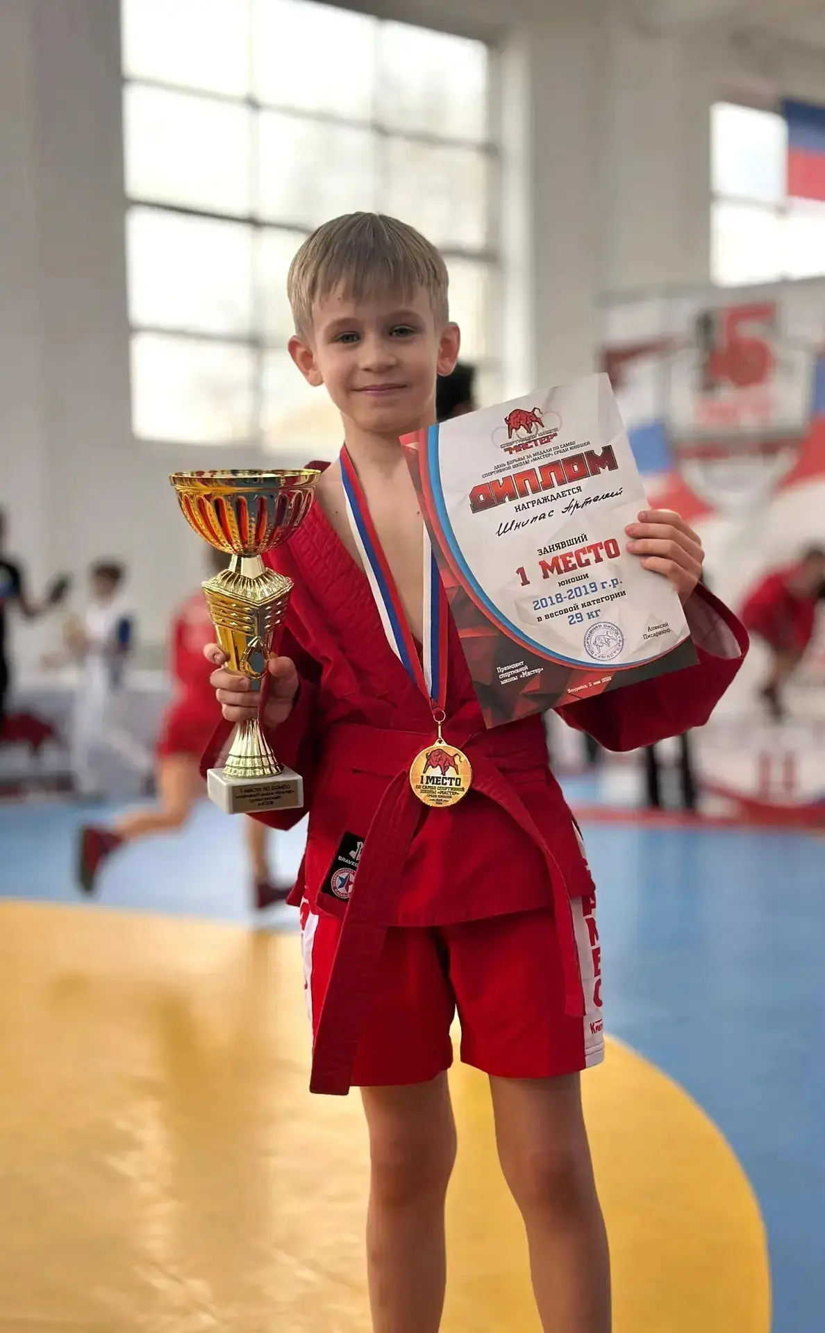 В Уссурийске 2 мая прошёл 🏆Краевой турнир по самбо и боевому самбо на призы СШ «МАСТЕР»🏆.   Шнипас А