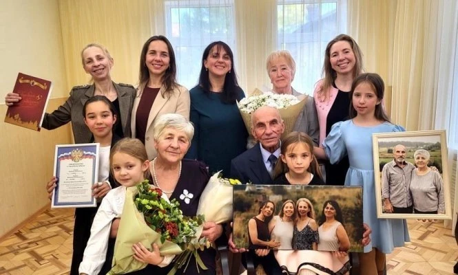 Супруги из Сортавалы отметили 50 лет совместной жизни.