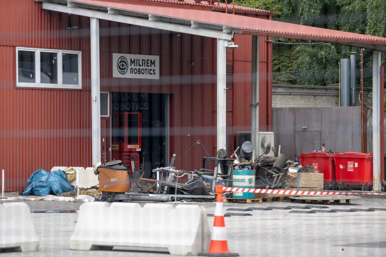 Поджог эстонского завода Milrem Robotics в Таллине в ночь с 14 на 15 сентября является ...