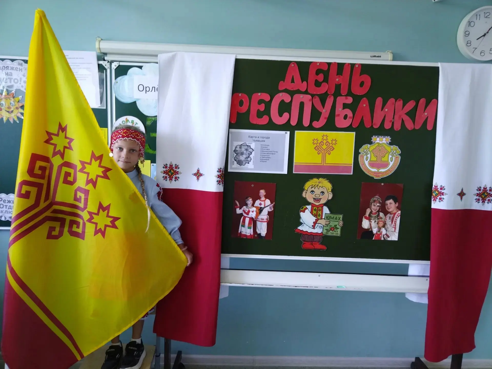 🇷🇺В пришкольном лагере "Эколята" отметили День Республики. 

 💯🍀В пришкольном лагере прошёл насы