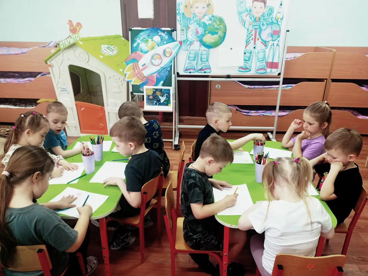 В средней группе №1 прошло увлекательное занятие, посвящённое Дню космонавтики! 🚀 Мы п...
