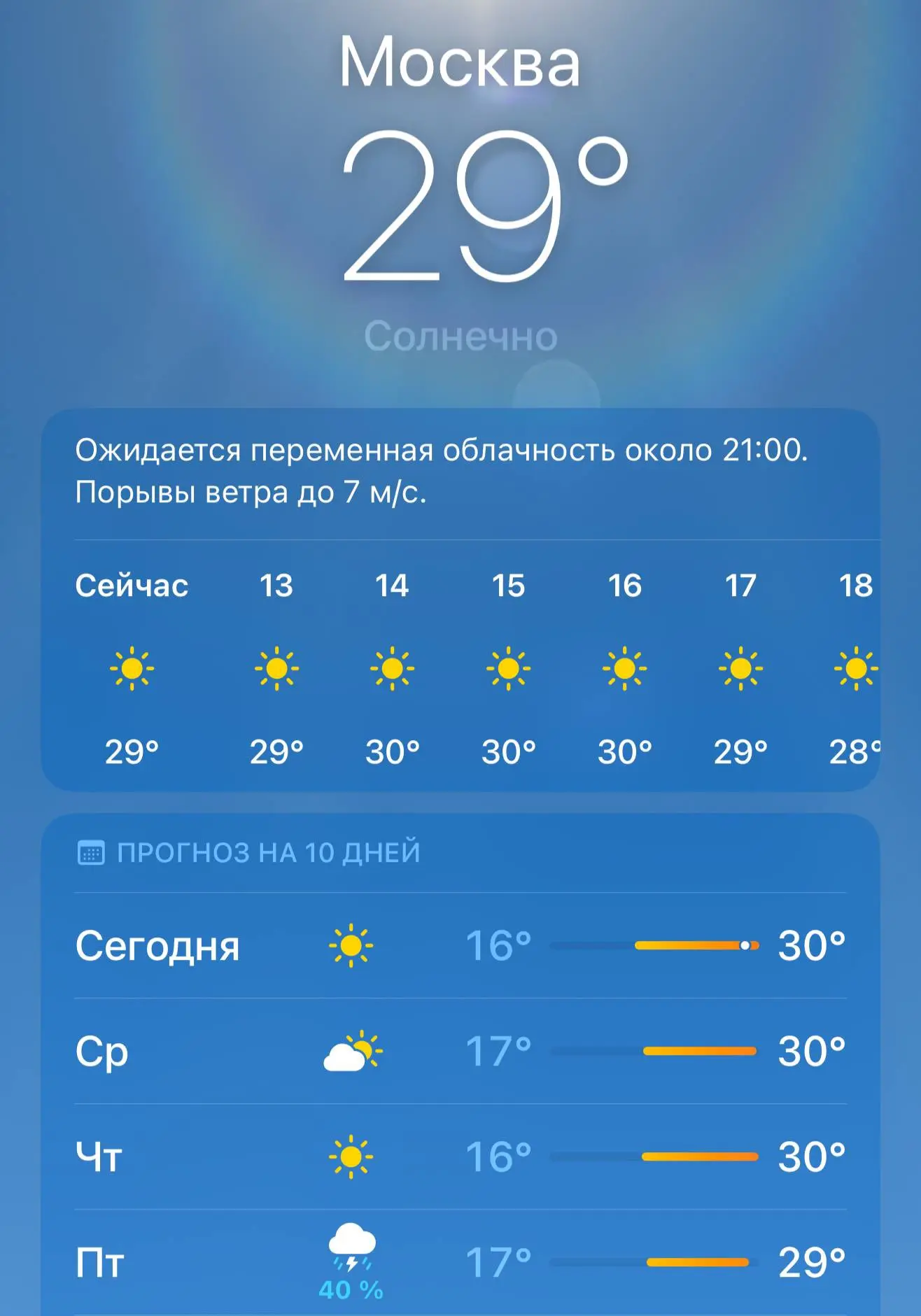 Всю неделю в Москве