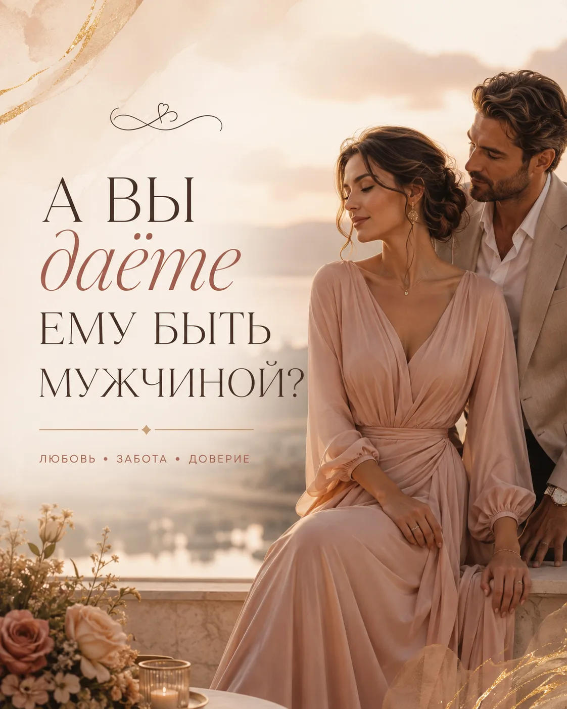 💎Почему мужчина не даёт вам любовь?

В здоровых нормальных отношениях женщина принимает, мужчина да