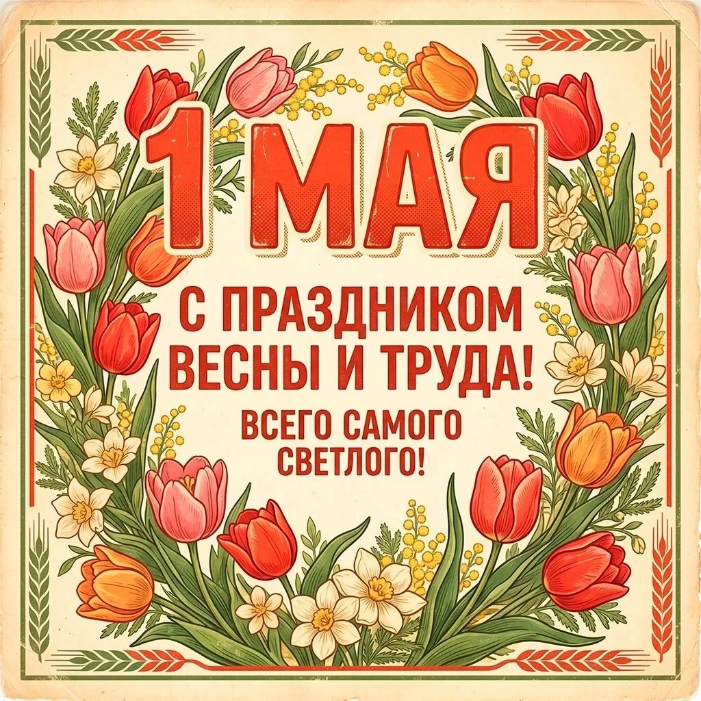 С праздником Весны и Труда! Тепло из прошлого в подарок 🌿

Знаете, есть праздники, которые греют ду