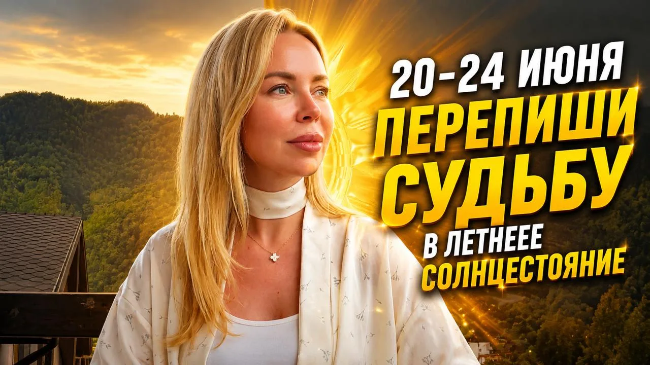 4 ДНЯ, КОТОРЫЕ ИЗМЕНЯТ ВЕСЬ ВАШ ГОД | Летнее солнцестояние 20-23 июня.

📹 Я записала для вас новое 