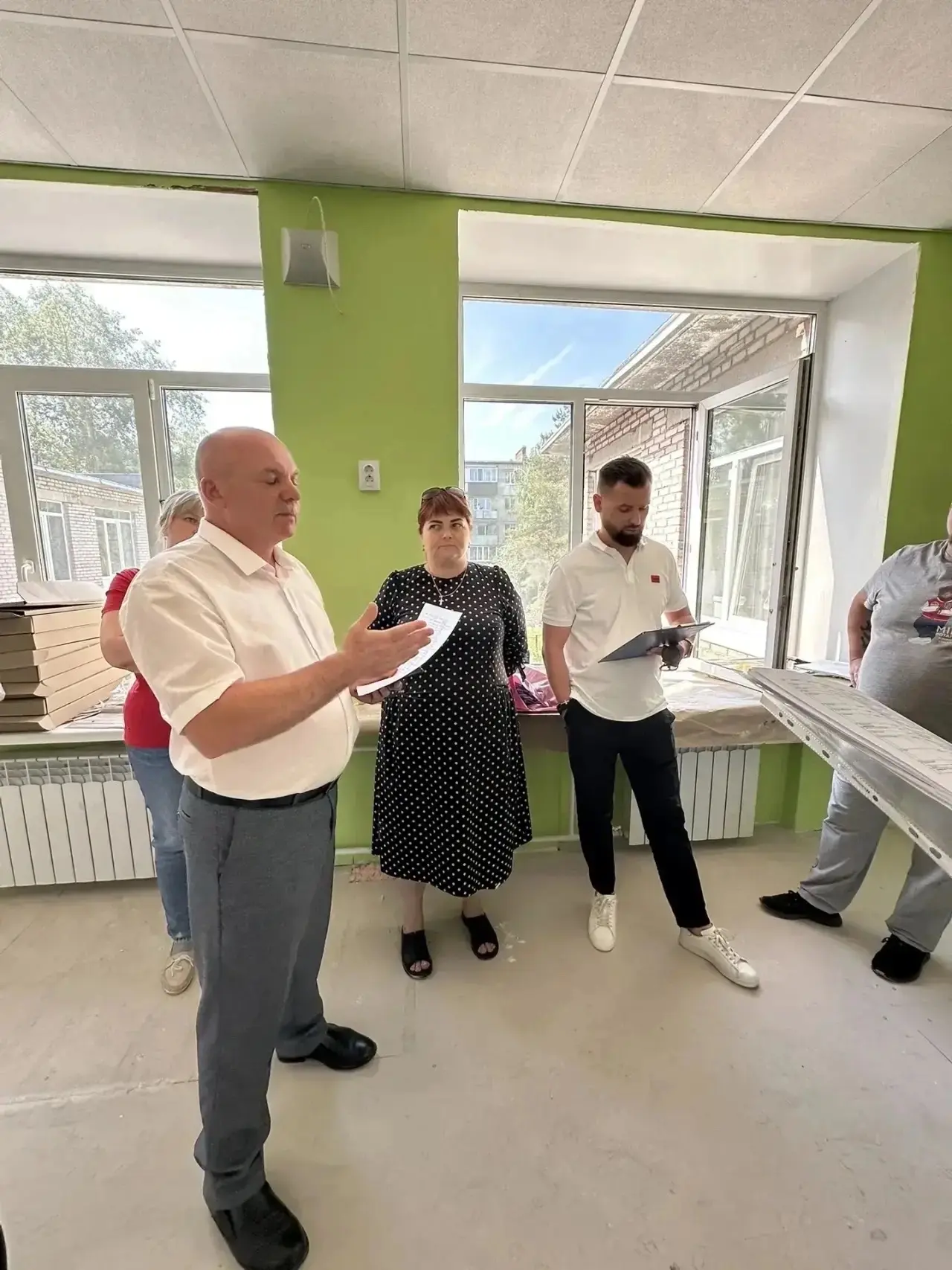 В детском саду «Солнышко» в поселке Тоншалово ремонт идет полным ходом

Что уже сделано:
✅ Полностью