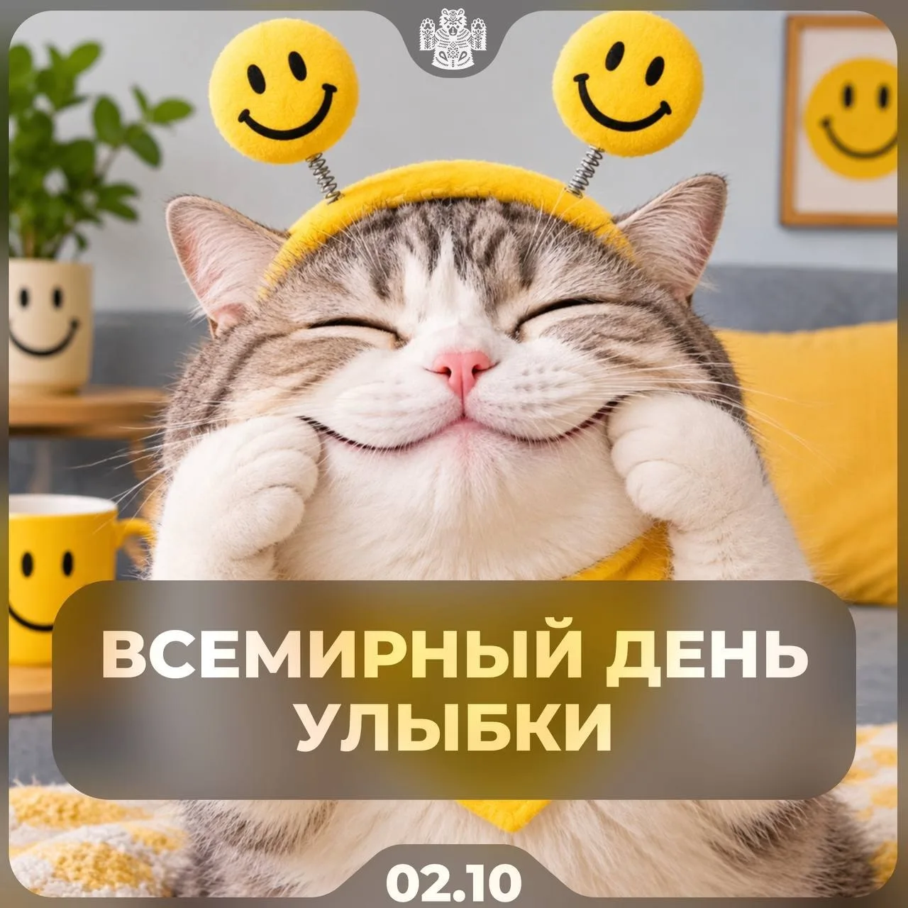 😁 Сегодня отмечается Всемирный день улыбки!